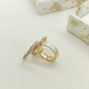 Light Luxury Versatile Alloy Cubic Zirconia Ring, Wholesale
