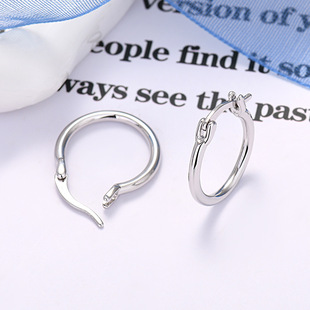 European-American Style Elegant 925 Sterling Silver Earrings, Wholesale, Best Seller