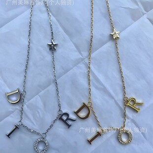 Minimalist Alloy Cubic Zirconia Fully Paved Necklace, Wholesale