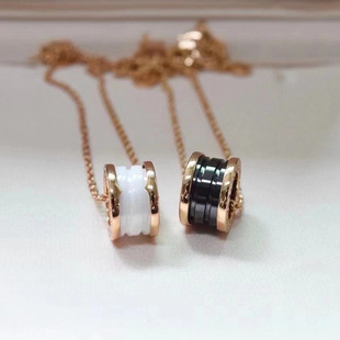 18K Gold-Plated on 925 Sterling Silver CNC-Crafted Couple Set Necklace