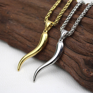 European-American Style Instagram-Style Niche Statement Stainless Steel Women's Pendant Necklace
