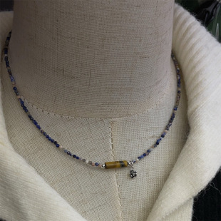 Versatile Office 925 Sterling Silver Lapis Lazuli Necklace