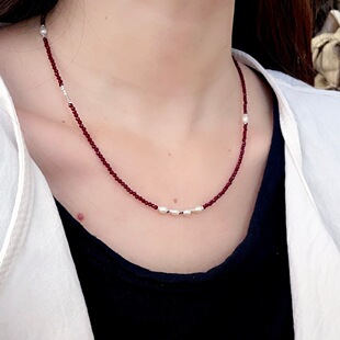 Versatile Office 925 Sterling Silver Pearl Necklace