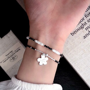 925 Sterling Silver Mother-of-Pearl Bracelet