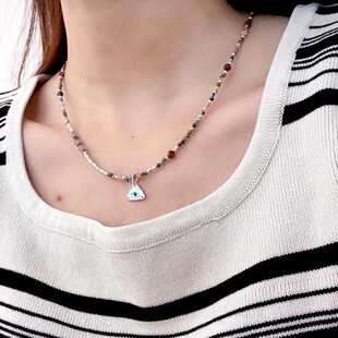 Vintage 925 Sterling Silver Pendant Necklace