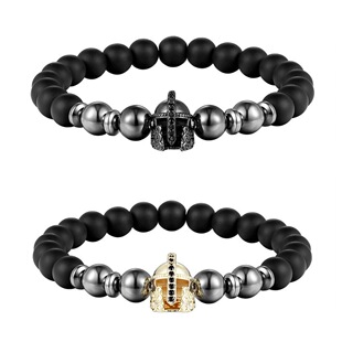 Alloy Cubic Zirconia Micro-Pavé Men's Bracelet, Best Seller