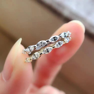 18K Gold-Plated on 925 Sterling Silver CZ Accented Ring, New Arrival