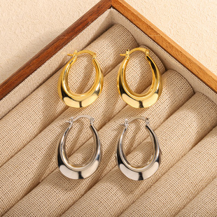 Light Luxury 18K Gold-Plated Earrings, Cross-Border Best Seller