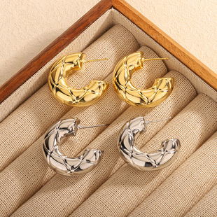 Niche Design Light Luxury 18K Gold-Plated Earrings, Cross-Border Best Seller