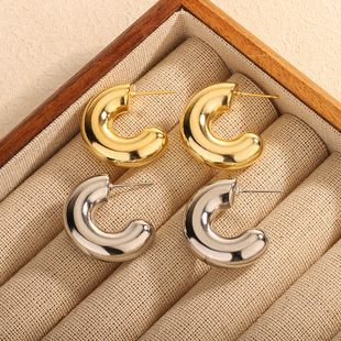 Niche Design 18K Gold-Plated Earrings, Cross-Border Best Seller