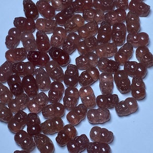 Strawberry Quartz Bead Component for DIY Jewelry Making