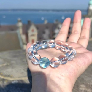 Natural Clear Quartz Beaded Bracelet