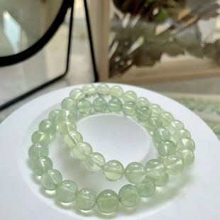 Collector Grade Prehnite Beaded Bracelet