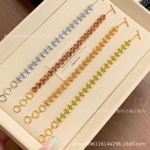 Natural Citrine Beaded Bracelet Versatile, Wholesale