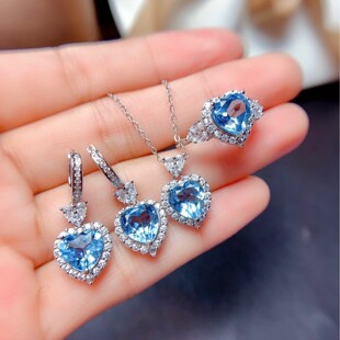 New Alloy Garnet Jewelry Set