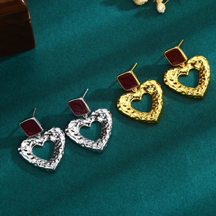Premium Versatile Alloy Heart Motif Earrings, Best Seller