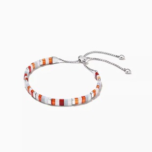 New Alloy Agate Couple Beaded Bracelet