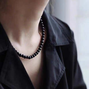 Premium Niche Alloy Agate Necklace
