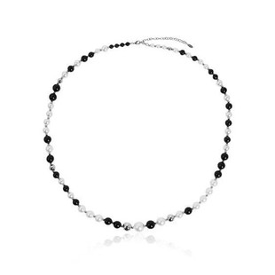 New Light Luxury Niche Statement Alloy Pearl Necklace