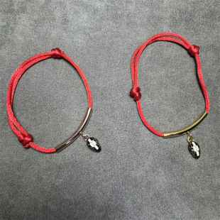 New Light Luxury Rose Gold-Plated Enamel Adjustable Bracelet