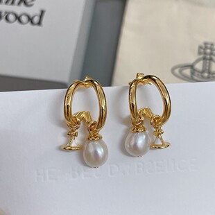 New Exquisite Alloy Pearl Earrings