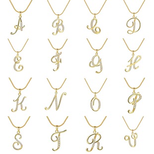 European-American Style Alloy Cubic Zirconia Pendant Necklace, Best Seller