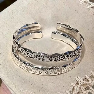 New Light Luxury Minimalist Versatile Sweet Alloy Bangle