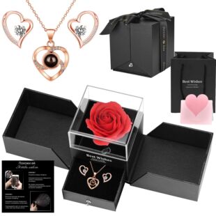 Alloy Cubic Zirconia Micro-Pavé Heart Motif Necklace, Best Seller, Gift-Ready
