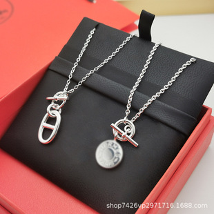 Light Luxury Minimalist 925 Sterling Silver Necklace, Wholesale