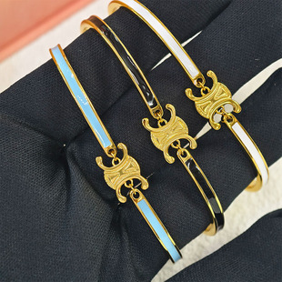 Light Luxury Niche Exquisite Alloy Enamel Bangle