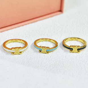 New Minimalist Exquisite Alloy Enamel Ring