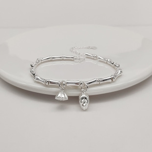 New Vintage Versatile Office Alloy Bamboo Joint Women's Bracelet, Best Seller