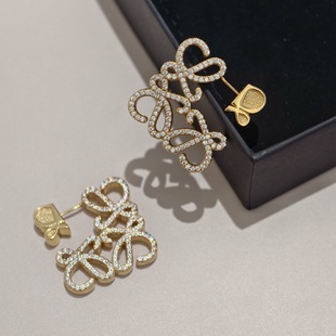 French Style Alloy Cubic Zirconia Fully Paved Openwork Engraved Earrings