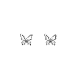 New Light Luxury Niche Alloy Butterfly Motif Earrings, Best Seller