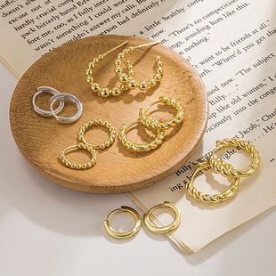 Premium 18K Gold-Plated Earrings, Cross-Border Best Seller, New Arrival