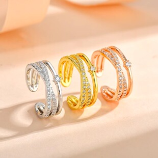 Fashion Versatile Niche Statement Alloy Adjustable Open Design Ring, Best Seller