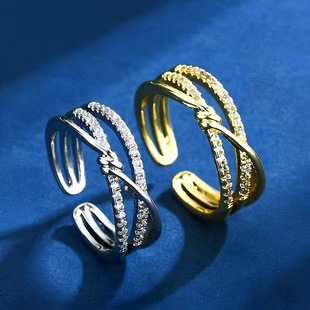 Instagram-Style Versatile Niche Elegant Statement Alloy Open Design Ring, Best Seller