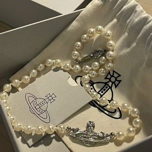 European-American Style Niche Alloy Cubic Zirconia Necklace