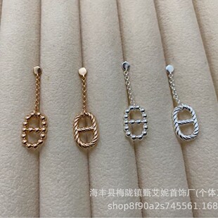European-American Style Elegant Statement Alloy Earrings