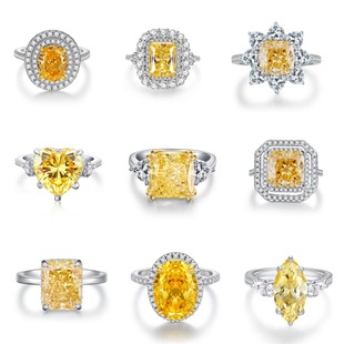 European-American Style 925 Sterling Silver Cubic Zirconia Ring, Wholesale, Best Seller