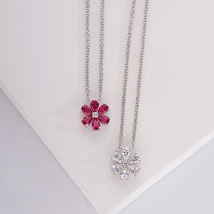 European-American Style Versatile 925 Sterling Silver Floral Motif Pendant Necklace, Wholesale, Best Seller