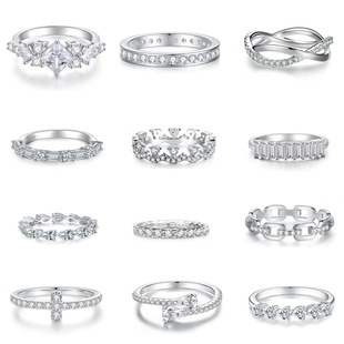 Fashion 925 Sterling Silver Cubic Zirconia Stackable Ring, Best Seller
