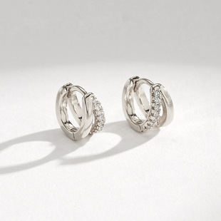 New European-American Style Statement Alloy Cubic Zirconia Earrings, Best Seller
