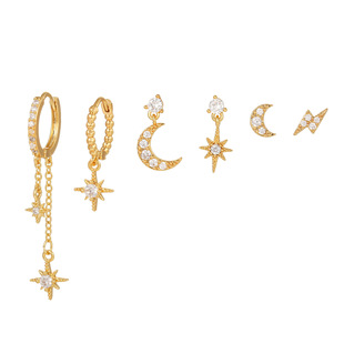 European-American Style Alloy Cubic Zirconia Tassel Jewelry Set, Best Seller