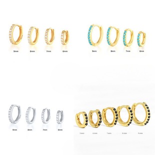 European-American Style Alloy Cubic Zirconia Earrings, Best Seller