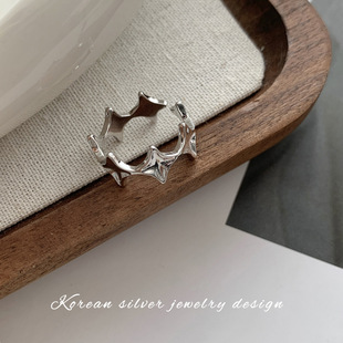 Versatile Niche Statement 925 Sterling Silver Adjustable Open Design Ring