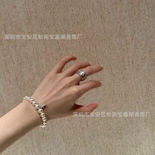925 Sterling Silver Pearl Women's Beaded Bracelet, Wholesale
