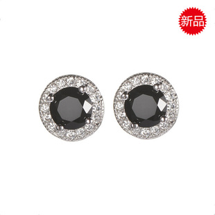 925 Sterling Silver Cubic Zirconia Fully Paved Earrings, Wholesale