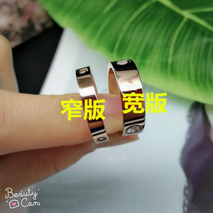 European-American Style Titanium Steel Couple Ring, Wholesale