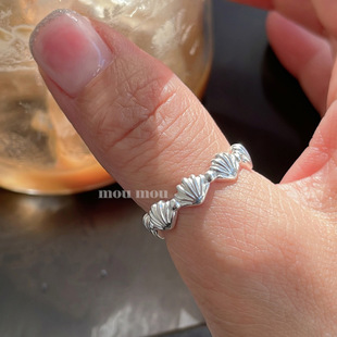 New Korean Style Instagram-Style 925 Sterling Silver Ring